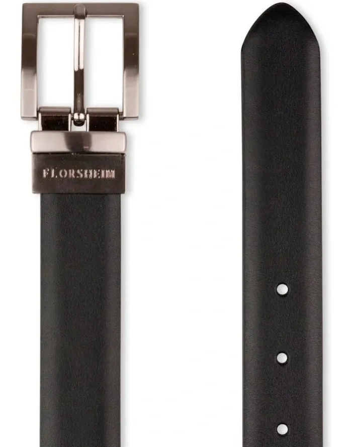 Florsheim Dominic Reversible Leather Belt in Black/Tan