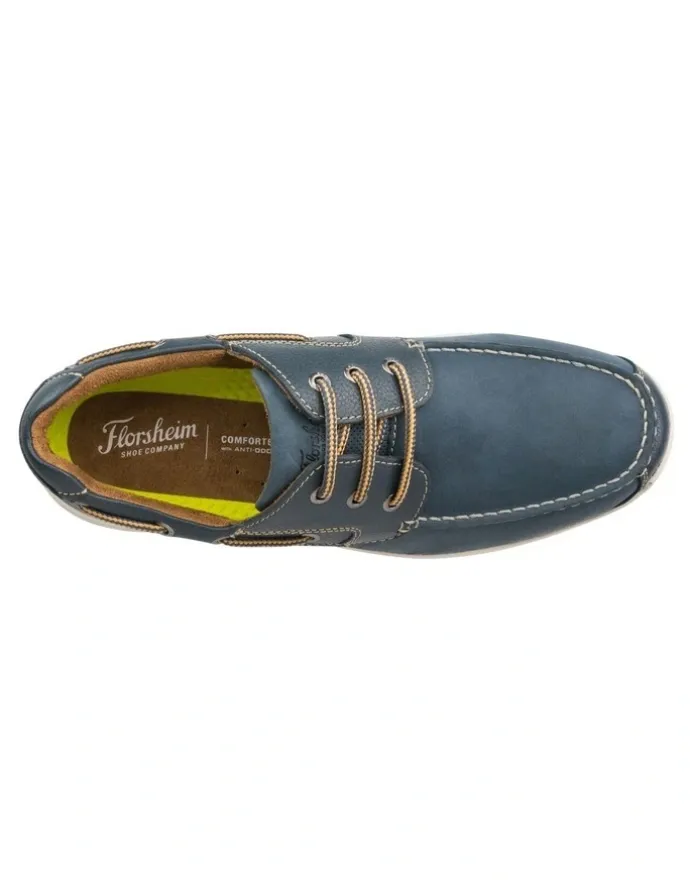 Florsheim Great Lakes Moc Toe Derby in Navy