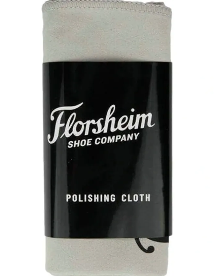 Florsheim Microfiber Polishing Cloth Clean Protect in Grey