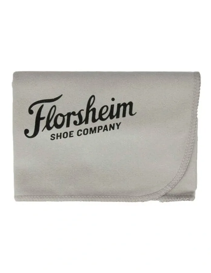 Florsheim Microfiber Polishing Cloth Clean Protect in Grey