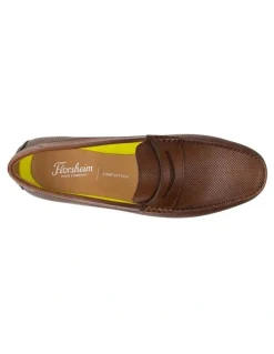 Florsheim Motor Moc Toe Penny Driver Shoes in Tan