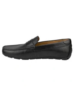 Florsheim Motor Moc Toe Perf Venetian Driver Shoes in Black