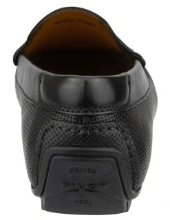Florsheim Motor Moc Toe Perf Venetian Driver Shoes in Black