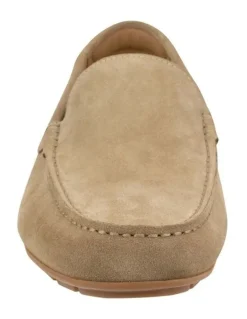 Florsheim Motor Moc Toe Venetian Driver Shoes in Sand