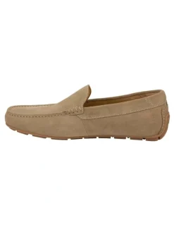 Florsheim Motor Moc Toe Venetian Driver Shoes in Sand