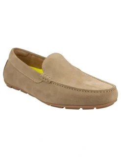 Florsheim Motor Moc Toe Venetian Driver Shoes in Sand