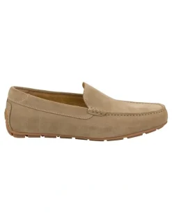 Florsheim Motor Moc Toe Venetian Driver Shoes in Sand