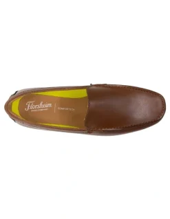 Florsheim Motor Moc Toe Venetian Driver Shoes in Tan