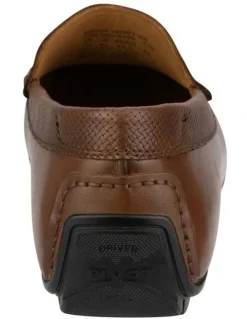 Florsheim Motor Moc Toe Venetian Driver Shoes in Tan