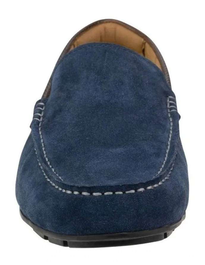 Florsheim Motor Moc Toe Venetian Driver Shoes in Navy