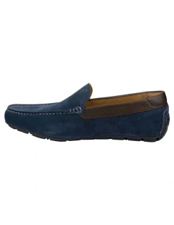 Florsheim Motor Moc Toe Venetian Driver Shoes in Navy