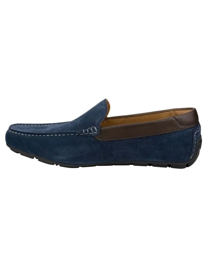 Florsheim Motor Moc Toe Venetian Driver Shoes in Navy