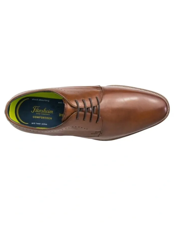 Florsheim Nimbus Plain Toe Derby Wide Width Shoes in Tan