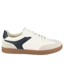 Florsheim Pace T-Toe Lace Up Sneaker in Bone