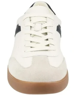 Florsheim Pace T-Toe Lace Up Sneaker in Bone