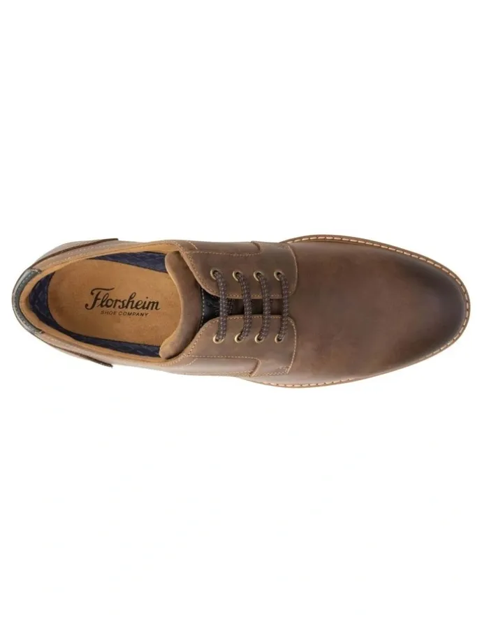 Florsheim Renegade Plain Toe Derby in Brown