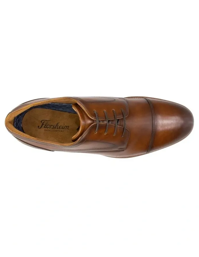 Florsheim Rucci Cap Dress Shoes in Cognac
