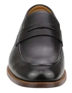 Florsheim Rucci Penny Moc Toe Loafer in Black