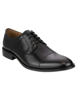 Florsheim Sentinel Cap Toe Shoes in Black