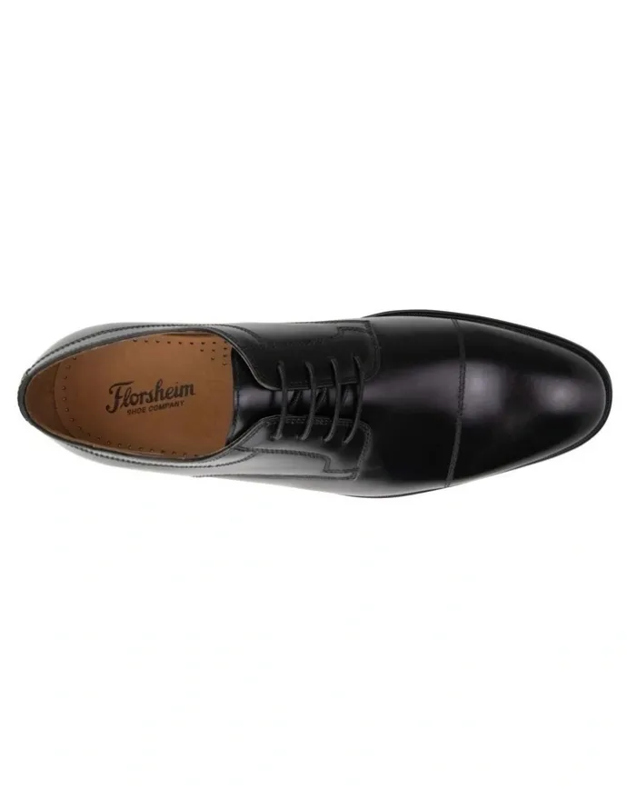 Florsheim Sentinel Cap Toe Shoes in Black