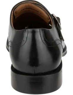 Florsheim Sentinel Monk Strap Shoes in Black