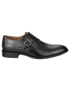 Florsheim Sentinel Monk Strap Shoes in Black