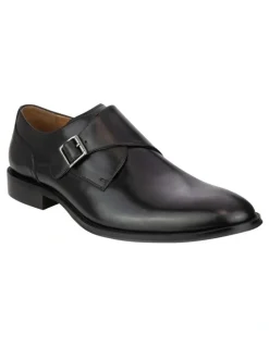 Florsheim Sentinel Monk Strap Shoes in Black