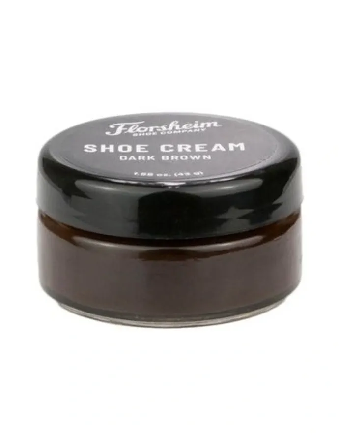 Florsheim Shoe Creme Leather Polish in Dark Brown
