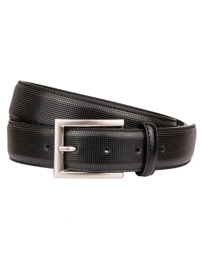 Florsheim Sinclair Leather Belt in Black