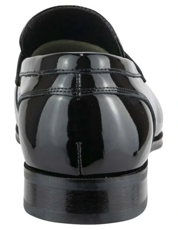 Florsheim Tux Moc Toe Penny Slip On Shoes in Midnight