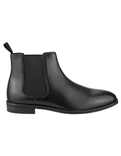 Florsheim Chatham Plain Toe Chelsea Boot in Black