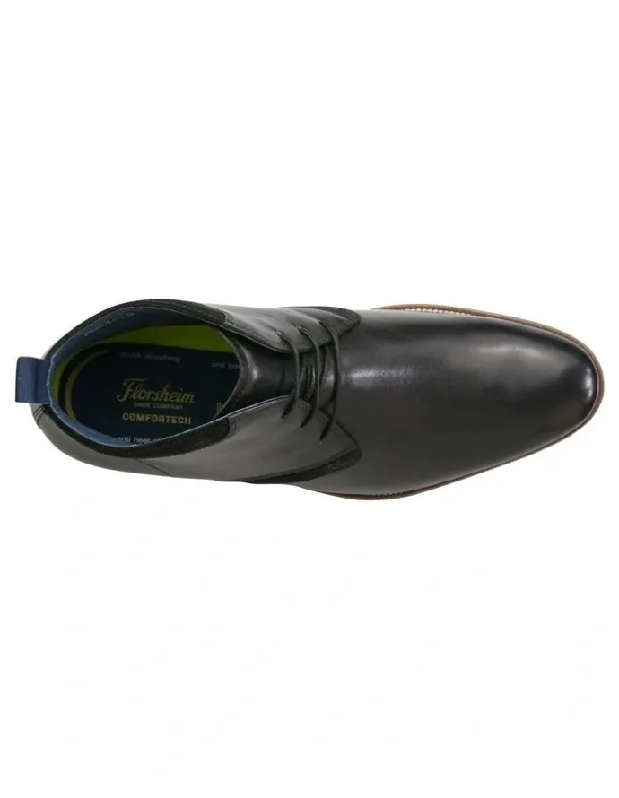 Florsheim Cumulus Plain Toe Chukka Boots in Black