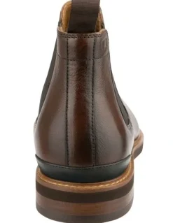 Florsheim Highland Chelsea Plain Toe Gore Boots in Walnut