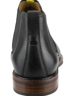 Florsheim Traveller Plain Toe Chelsea Boots in Black