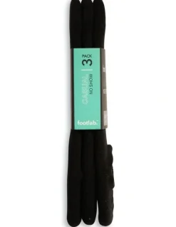 Footlab Casual No Show Cushioned Socks 12 Pack in Black