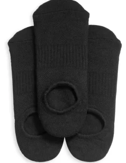 Footlab Casual No Show Cushioned Socks 24 Pack in Black