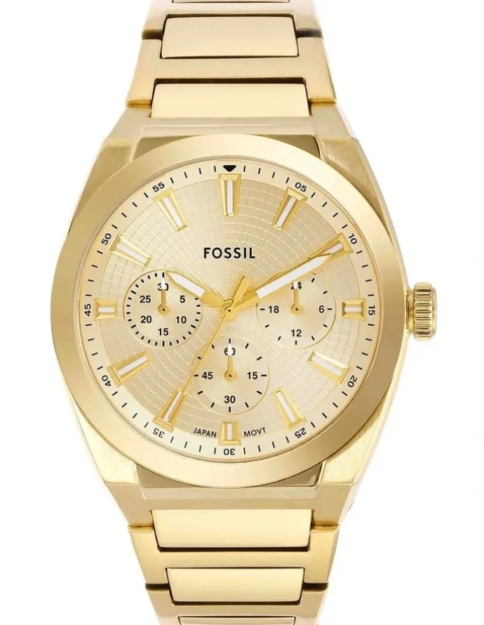 Fossil Everett FS6119 Analog-Chronograph Watch in Gold