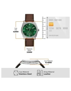 Fossil Machine Analogue FS6085 Watch in Brown