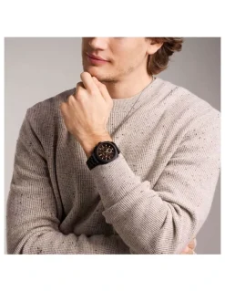 Fossil Machine Chronograph Watch FS6097 in Black