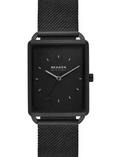 Fossil Skagen SKW6928 Hagen Analogue Watch in Black