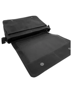 Futura Laptop Messenger Sling Bag in Black