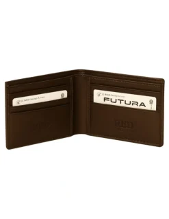 Futura Protected Slim Genuine Leather Wallet with Rfid Blocking in Tan