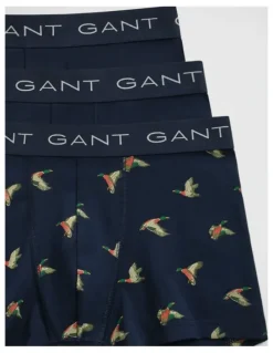 Gant 3 Pack Duck Print Trunk in Marine