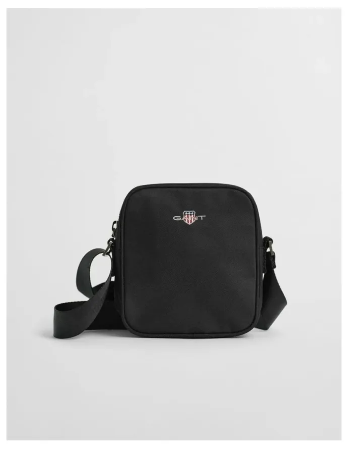 Gant Archive Shield Messenger Bag in Black