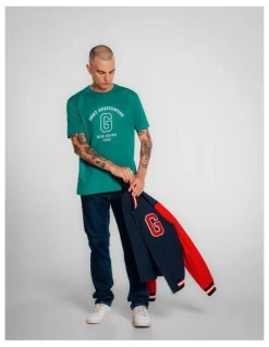 Gant Graphic T-Shirt in Deep Green
