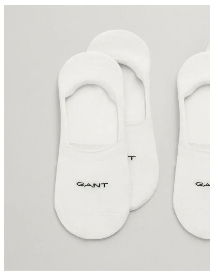 Gant Invisible Socks 2 Pack in White