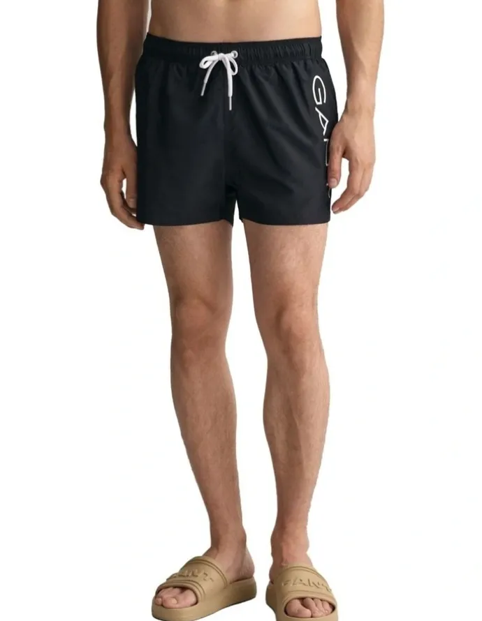 Gant Lightweight Swim Shorts in Black