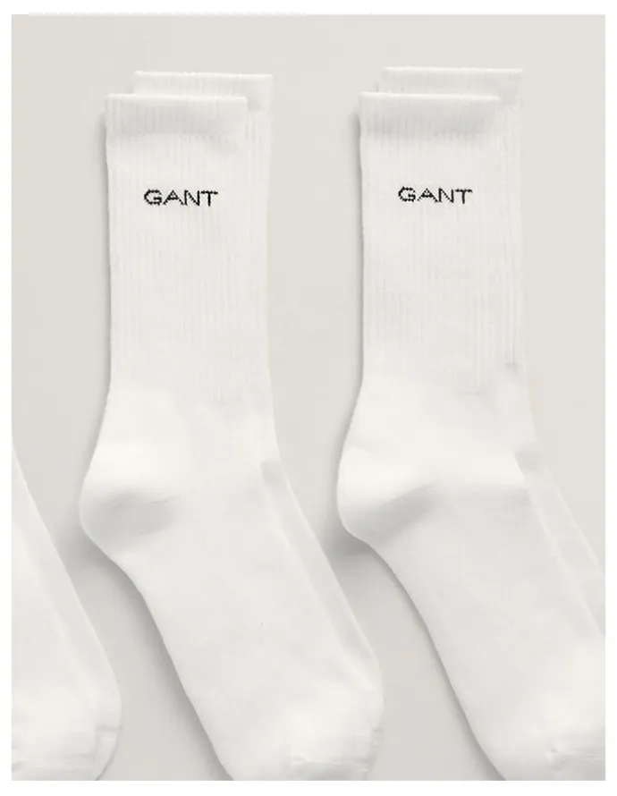 Gant 3-Pack Sport Socks in White