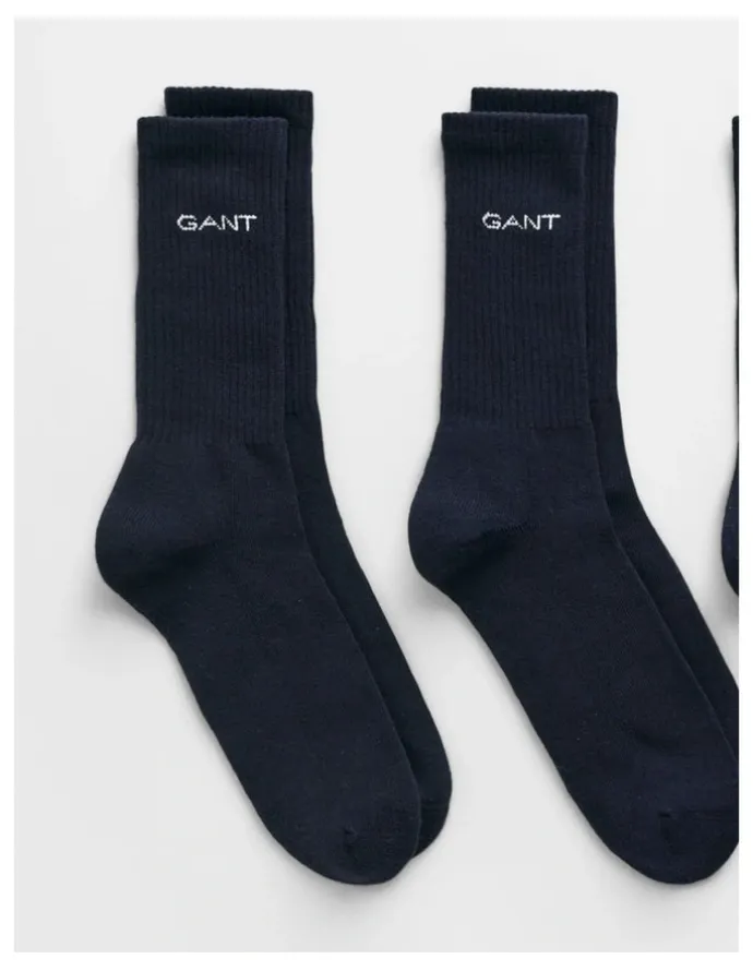 Gant 3-Pack Sport Socks in Marine