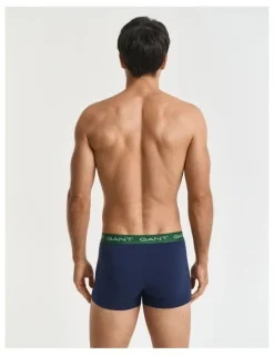 Gant 3-Pack Trunks in Marine